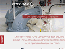Tablet Screenshot of piercepump.com
